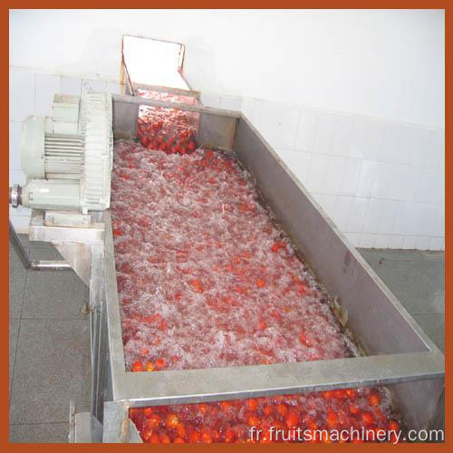 usine de transformation de la confiture de tomates